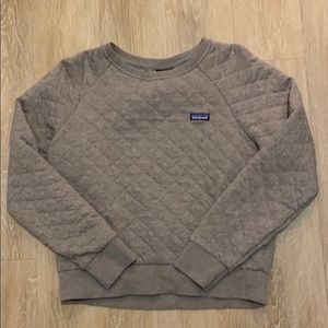 Patagonia quilted crew sweatshirt M